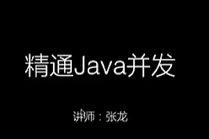 圣思园-风中叶张龙精通Java并发|完结无密