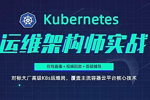 阿良教育-Kubernetes/K8s运维架构师实战集训营【中级班】第四期|完结无密|基于k8s1.19版本