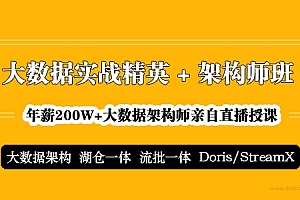 大讲台-大数据实战精英+架构师班|完结无密|网盘分享