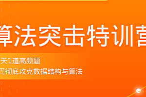 拉勾 算法突击训练营2021