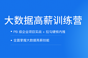 拉勾大数据高薪训练营2021(完结无密)