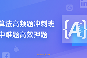 JZ-面试高频题冲刺班2021完结无密