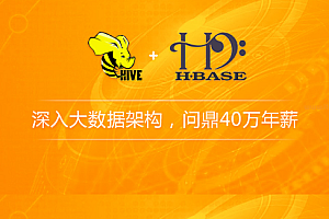 深入大数据架构师之路 问鼎40万年薪!