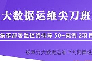大数据运维尖刀班二期