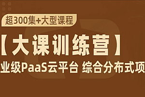 大课训练营 PaaS云平台+SpringCloudAlibaba+JDK11综合项目实战