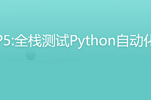 P5:全栈测试Python自动化(进阶班)