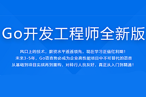 体系课 Go开发工程师全新版