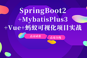 SpringBoot2+Vue+MybatisPlus3班
