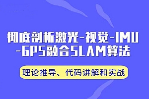 彻底剖析激光-视觉-IMU-GPS融合算法:理论推导、代码讲解和实战
