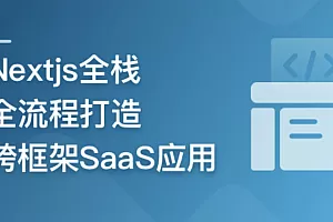 前端全栈进阶 Nextjs打造跨框架SaaS应用(完结)