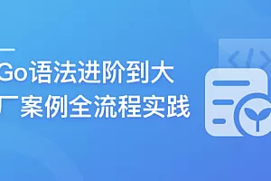 Go语法进阶到大厂案例全流程实践