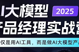 AI大模型产品经理实战营2025
