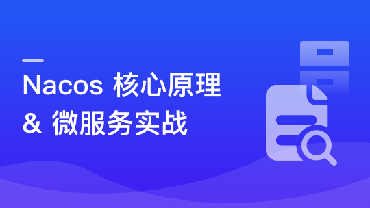 Nacos 核心原理解读+高性能微服务系统实战封面